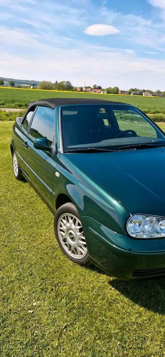 Gebraucht VW Golf Cabriolet 75 PS (55 kW) 1998 Grün Cabrio