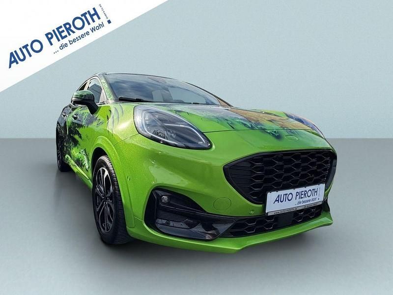 Gebraucht Ford Puma ST-Line X 125 PS (91 kW) 2021 Puma folierung (grünschwarz) SUV