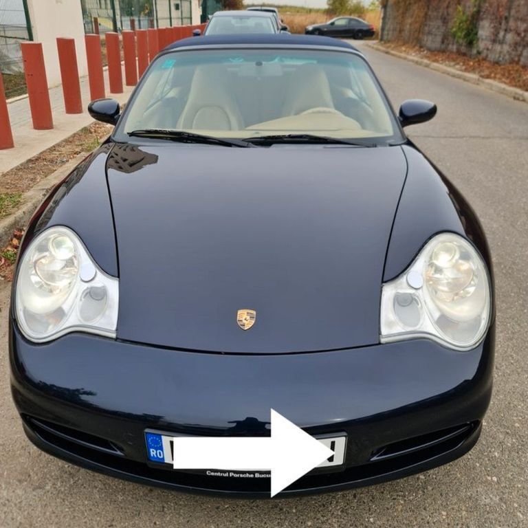 Blau Gebraucht 2003 Porsche 911 Carrera 4 Cabriolet Cabrio | 33.500 € (Guter Preis) - Bild 1/4