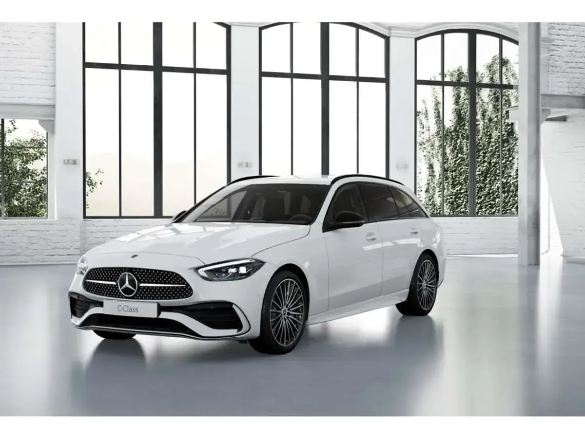 Gebraucht Mercedes C180 AMG line 170 PS (125 kW) 2026 Weiß Kombi