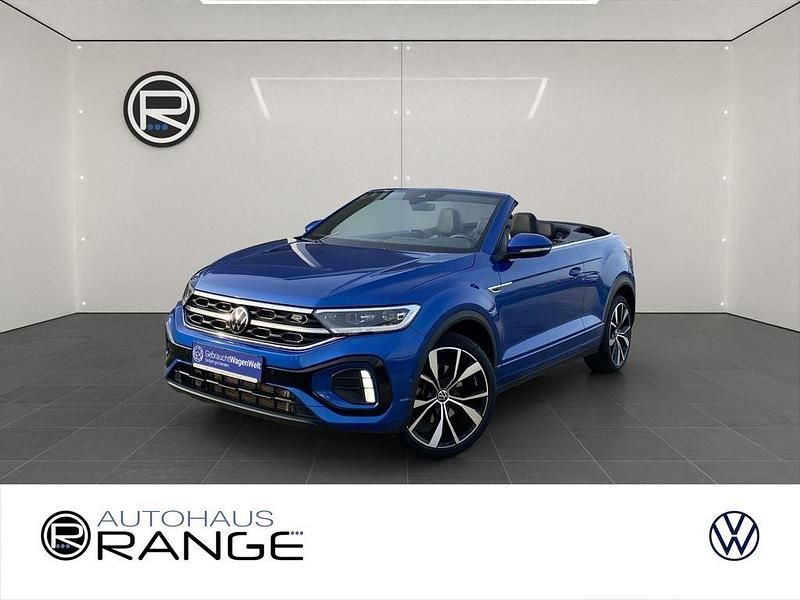 Blau Gebraucht 2023 VW T-Roc Cabriolet R-line Cabrio | 27.980 € (Guter Preis) - Bild 1/4