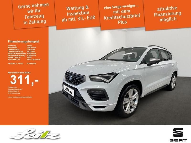 Weiß Gebraucht 2021 Seat Ateca 4Drive SUV | 27.699 € (Fairer Preis) - Bild 1/3