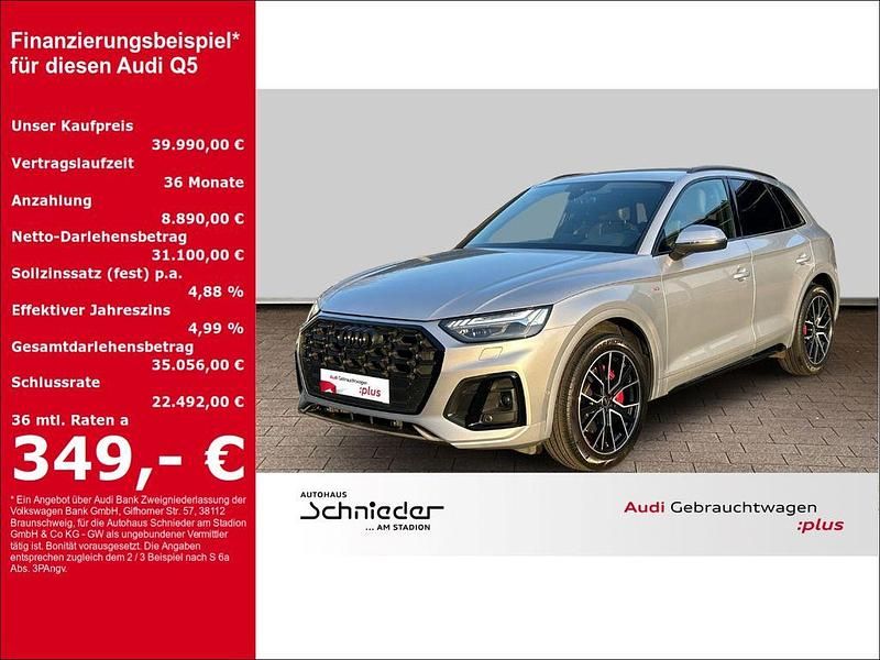 Gebraucht Audi Q5 S-Line 286 PS (210 kW) 2022 Silber SUV