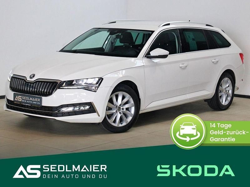 Candyweiss Gebraucht 2020 Skoda Superb Ambition Kombi | 24.400 € (Fairer Preis) - Bild 1/4