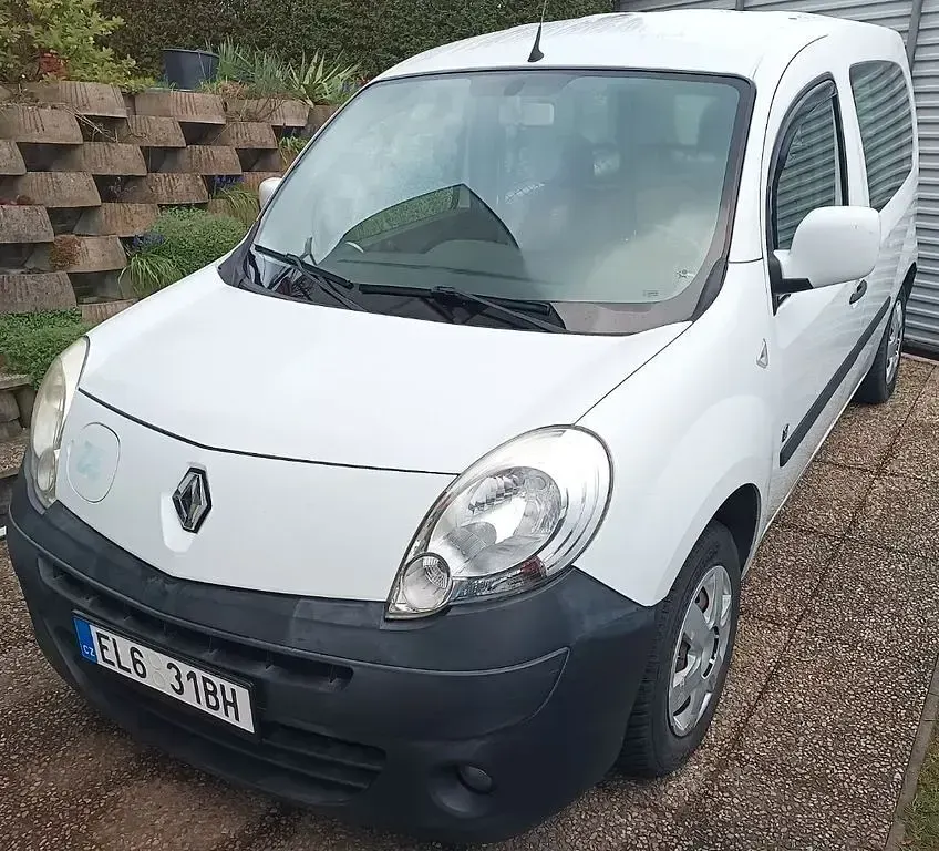 Gebraucht Renault Kangoo 44 kW (60 PS) 2012 Weiß Van / Kleinbus