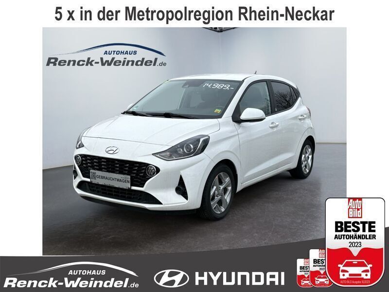 Weiß Gebraucht 2021 Hyundai i10 Edition 30 Kleinwagen | 13.989 € (Etwas zu teuer) - Bild 1/4