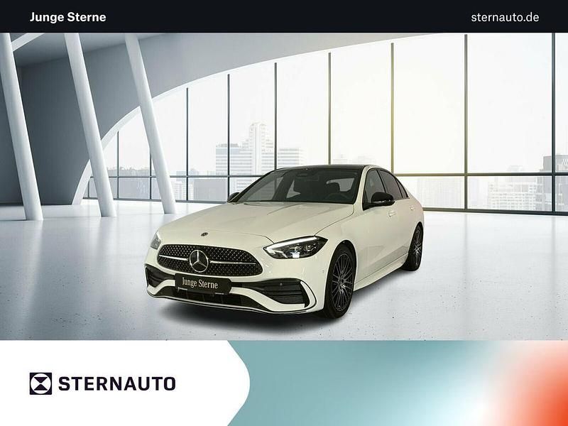 Unilack polarweiß Gebraucht 2025 Mercedes C180 AMG Limousine | 40.980 € (Etwas zu teuer) - Bild 1/4