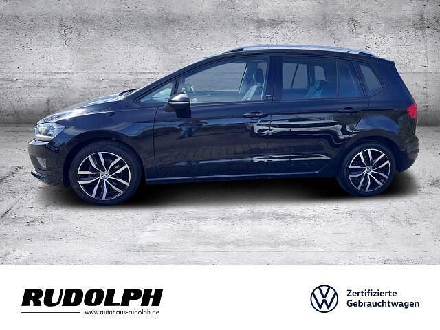 Gebraucht VW Golf Sportsvan Sound 125 PS (91 kW) 2017 Schwarz Van / Kleinbus