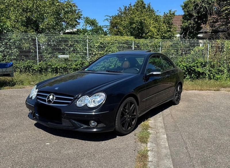 Schwarz Gebraucht 2008 Mercedes CLK500 Coupé | 14.600 € (Superpreis) - Bild 1/4
