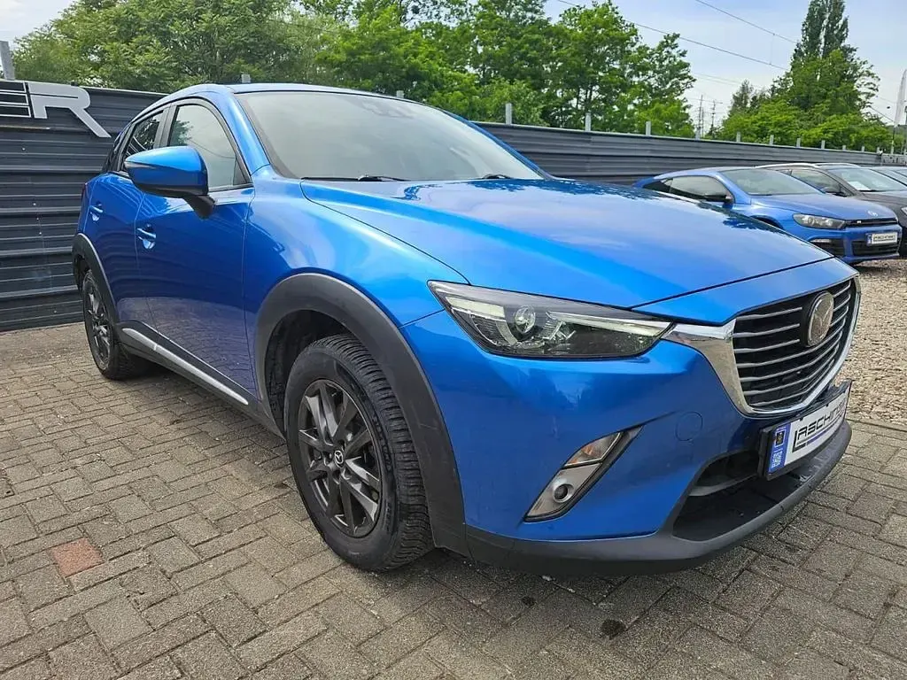 Gebraucht Mazda CX-3 Sports-Line 120 PS (88 kW) 2017 Dynamic blue (blau) SUV