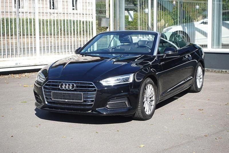 Brillantschwarz Gebraucht 2018 Audi A5 Cabriolet Design Cabrio | 26.500 € (Guter Preis) - Bild 1/4