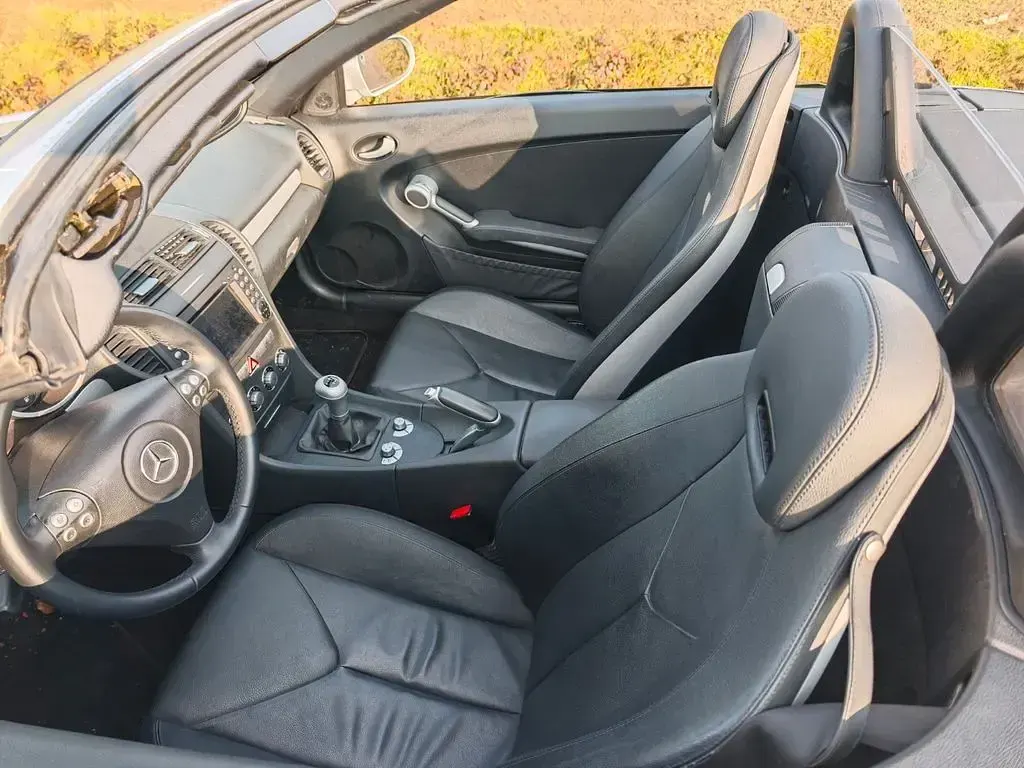 Gebraucht Mercedes SLK200 163 PS (119 kW) 2006 Silber Cabrio