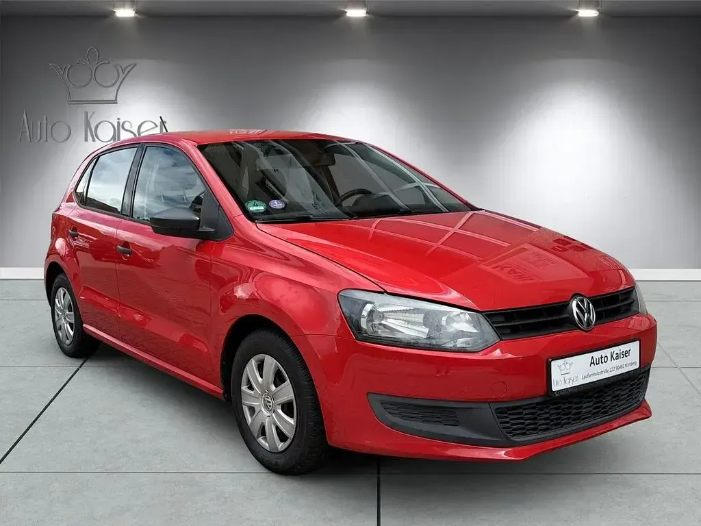 Gebraucht VW Polo Trendline 60 PS (44 kW) 2011 Rot Kleinwagen