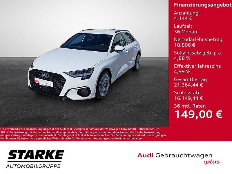 Ibisweiß Gebraucht 2023 Audi A3 Advanced Plus Limousine | 22.950 € (Superpreis) - Bild 1/4