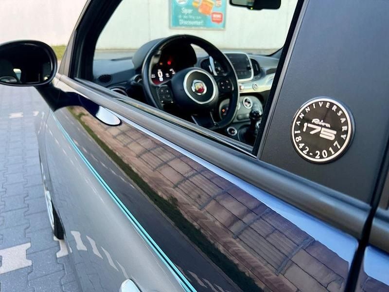 Colore esterno (blu riva 682b Gebraucht 2018 Abarth 695 Rivale 175th Anniversary Kleinwagen | 28.999 € (Fairer Preis) - Bild 1/4