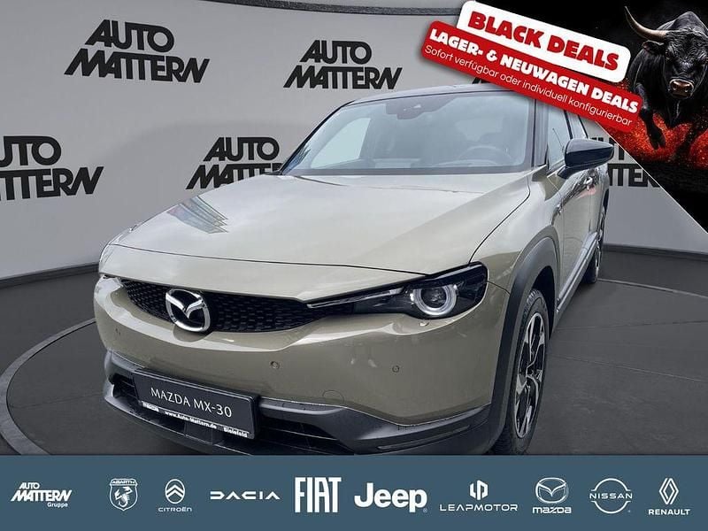 Zircon sand m: black roof Gebraucht 2024 Mazda MX30 Makoto SUV | 27.990 € (Fairer Preis) - Bild 1/4