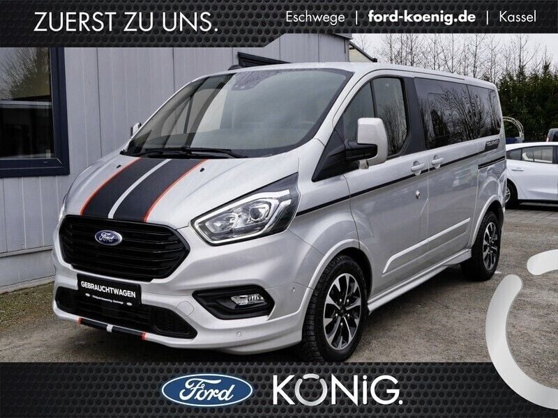 Silber Gebraucht 2024 Ford Tourneo Custom Sport Van / Kleinbus | 47.449 € (Etwas zu teuer) - Bild 1/4