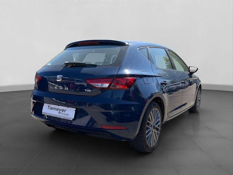 Usata Seat Leon Style 110 CV (80 kW) 2017 Blu Berlina