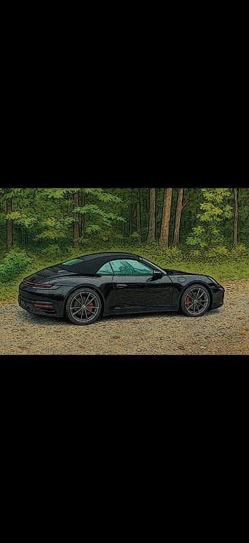 Schwarz Gebraucht 2022 Porsche 911 Carrera S Cabriolet Cabrio | 141.900 € (Fairer Preis) - Bild 1/2