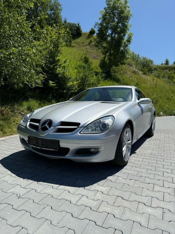 Silber Gebraucht 2007 Mercedes SLK200 Cabrio | 14.999 € (Teuer) - Bild 1/4