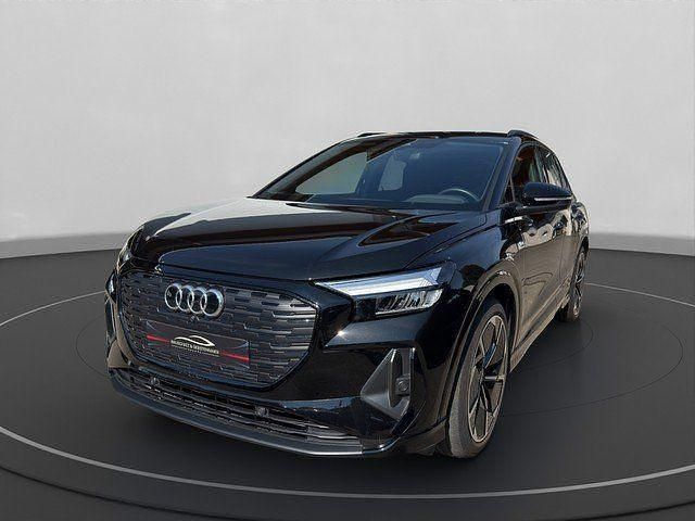 Mythosschwarz metallic Gebraucht 2022 Audi Q4 e-tron Basis SUV | 32.710 € (Fairer Preis) - Bild 1/4