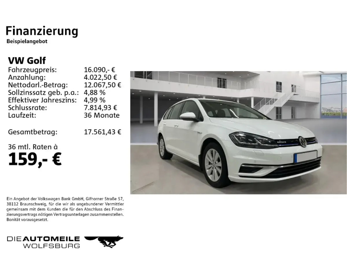 Gebraucht VW Golf VIII 131 PS (96 kW) 2020 Kombi