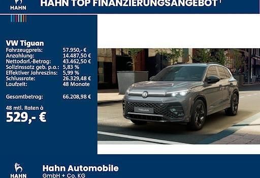 Neu VW Tiguan R-line 150 PS (110 kW) 2026 Grau SUV