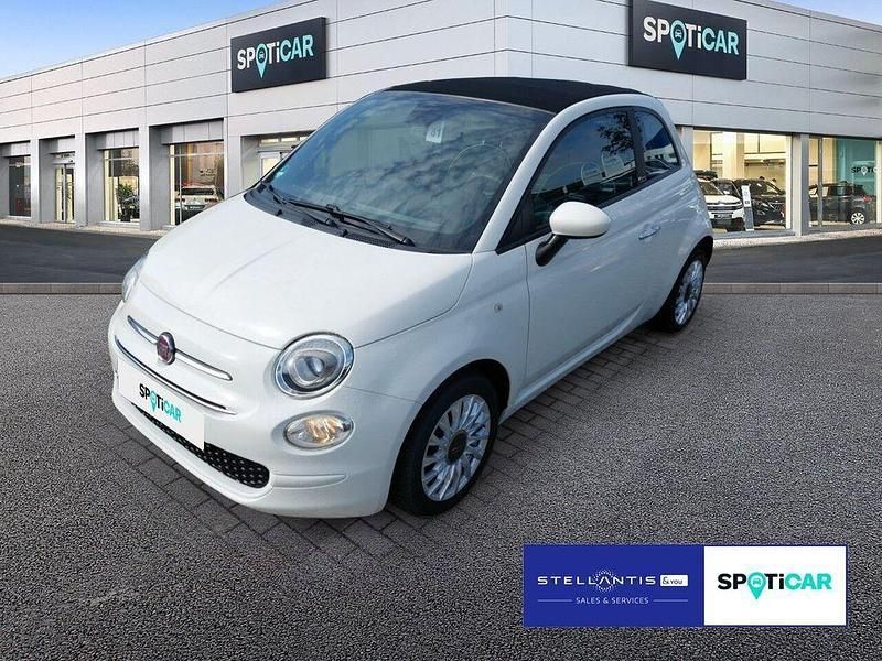 Weiß Gebraucht 2020 Fiat 500C Lounge Cabrio | 12.490 € (Guter Preis) - Bild 1/4
