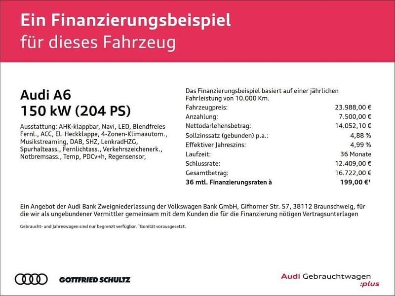 Second-hand Audi A6 Basis 204 CP (150 kW) 2022 Gri Break