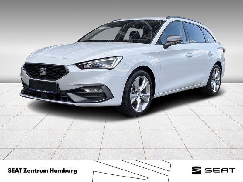 Nevada weiß metallic Gebraucht 2024 Seat Leon FR Limousine | 26.680 € (Fairer Preis) - Bild 1/4