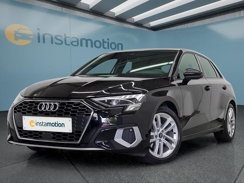 Schwarz Gebraucht 2022 Audi A3 Sportback Kleinwagen | 24.749 € (Fairer Preis) - Bild 1/4
