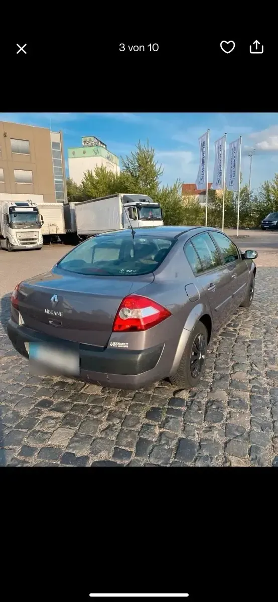Gebraucht Renault Mégane 124 PS (91 kW) 2004 Limousine