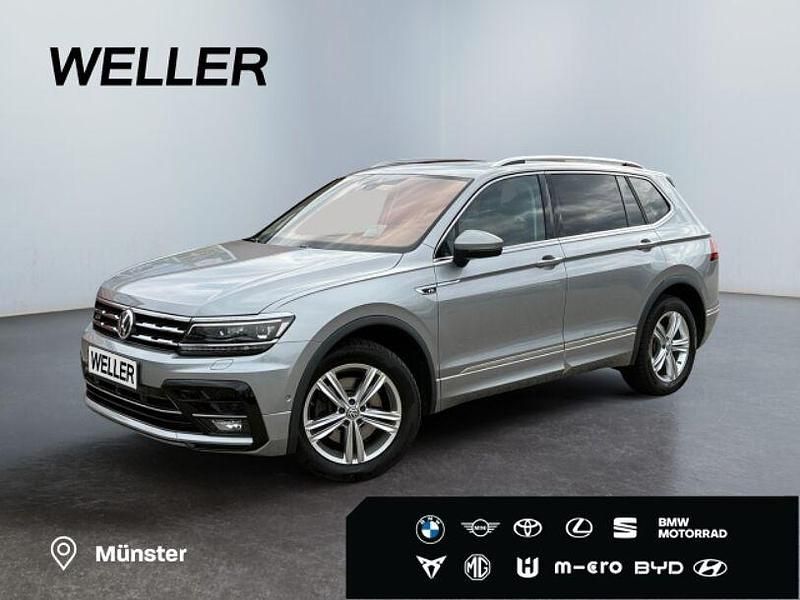 Silber Gebraucht 2021 VW Tiguan Allspace R-line SUV | 34.490 € (Fairer Preis) - Bild 1/3
