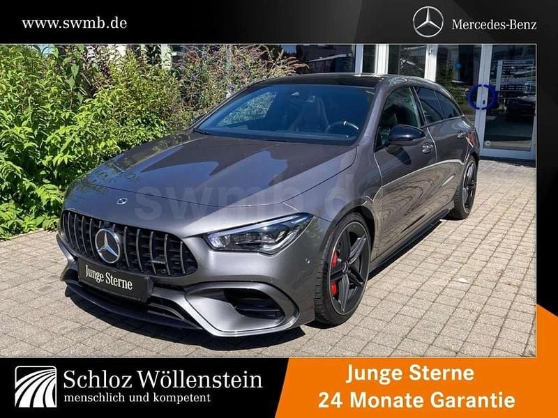 Metalliclack mountaingrau Gebraucht 2022 Mercedes CLA45 AMG Shooting Brake AMG Kombi | 44.830 € (Superpreis) - Bild 1/2