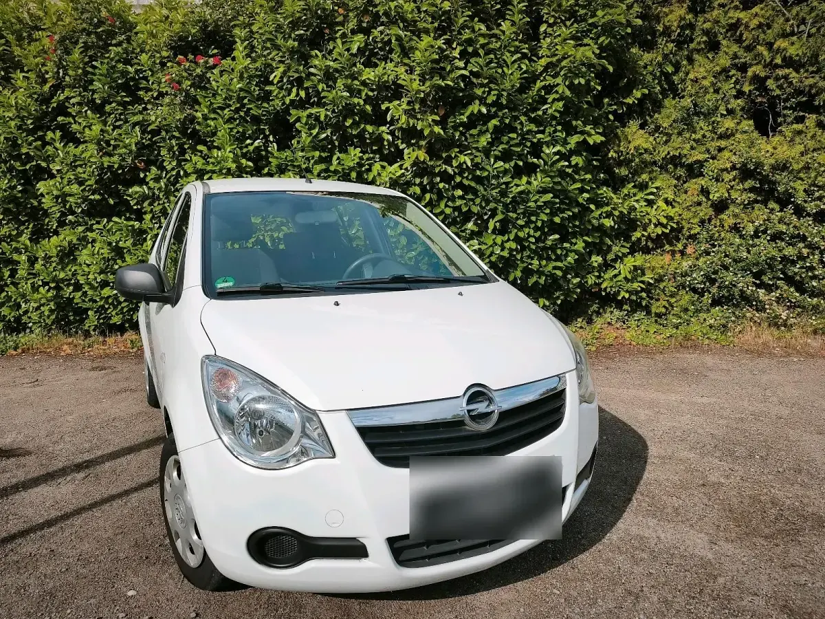 Gebraucht Opel Agila 68 PS (50 kW) 2014 Weiß Kleinwagen
