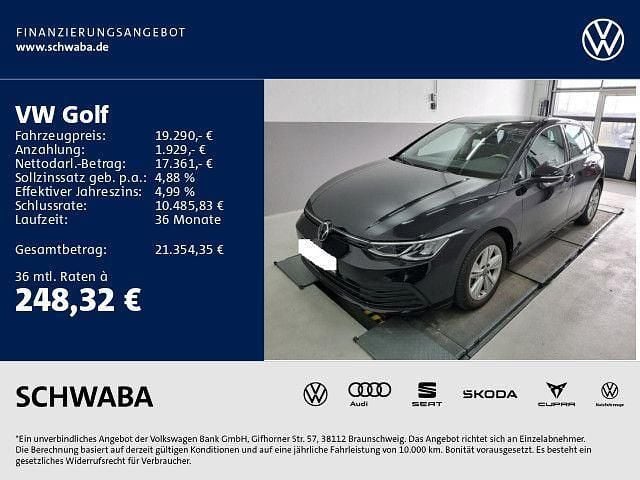 Gebraucht VW Golf VIII Life 131 PS (96 kW) 2021 Schwarz Limousine