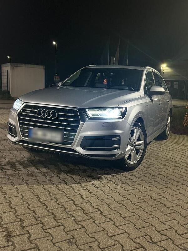 Silber Gebraucht 2017 Audi Q7 S-Line SUV | 33.499 € (Fairer Preis) - Bild 1/4