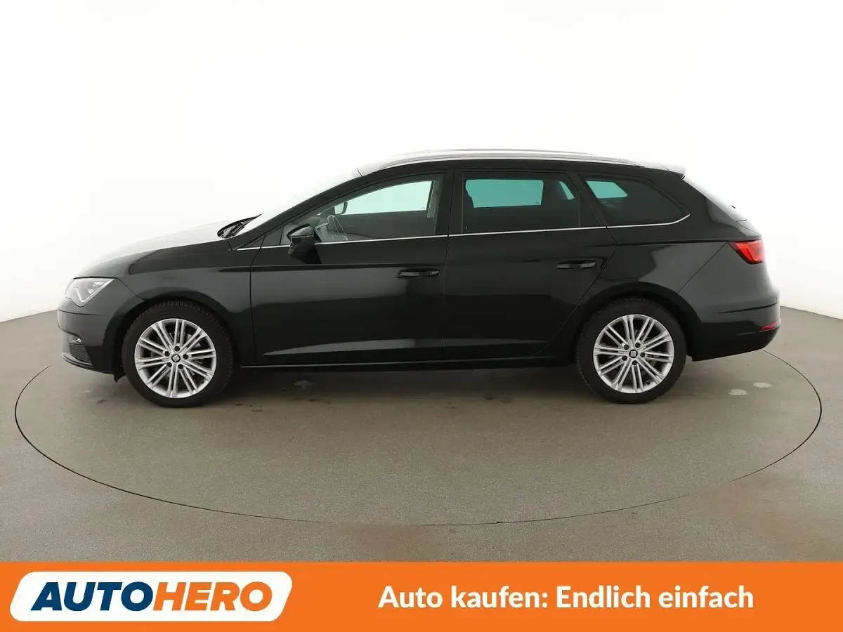 Gebraucht Seat Leon XCELLENCE 125 PS (91 kW) 2017 Schwarz Kombi