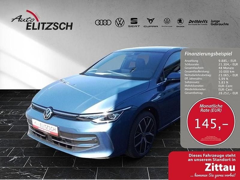 Gebraucht VW Golf VIII Edition 150 PS (110 kW) 2024 Anemonenblau metallic Limousine