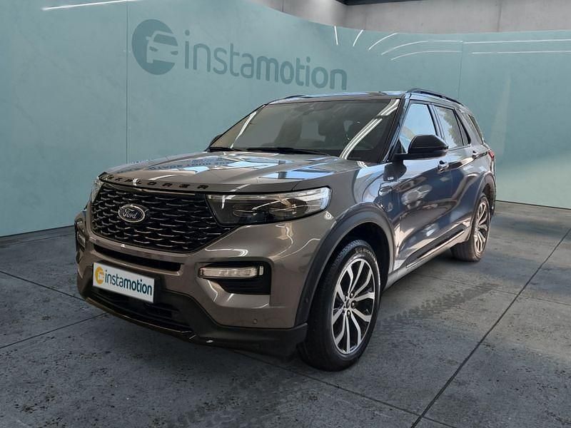 Grau Gebraucht 2021 Ford Explorer SUV | 54.049 € (Teuer) - Bild 1/4