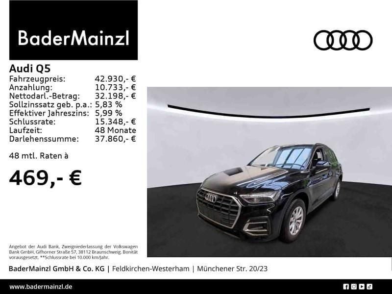 Schwarz Gebraucht 2023 Audi Q5 SUV | 42.930 € (Guter Preis) - Bild 1/4