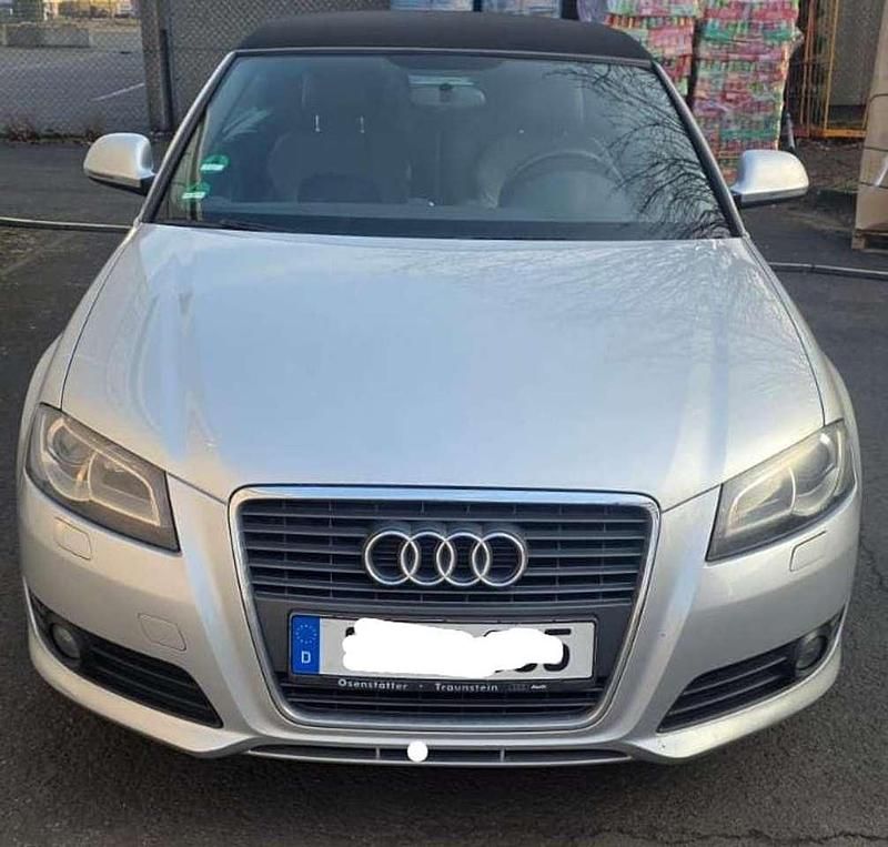 Silber Gebraucht 2008 Audi A3 Cabriolet S-Line Cabrio | 7.290 € (Fairer Preis) - Bild 1/4
