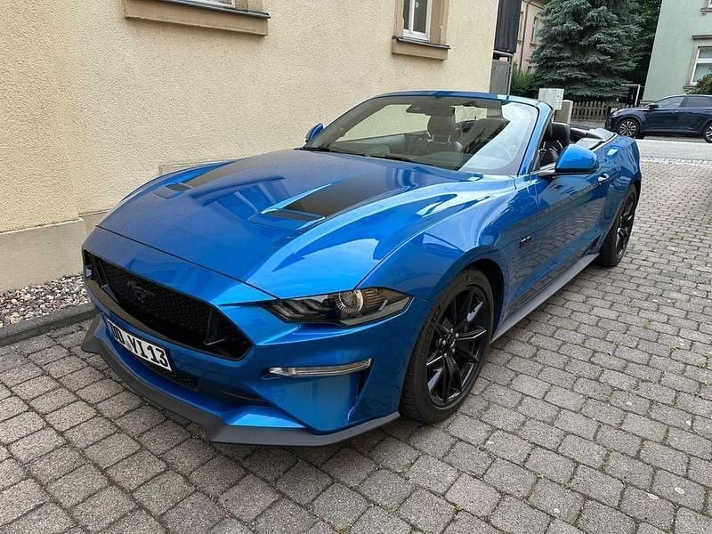 Blau Gebraucht 2020 Ford Mustang GT Cabrio | 43.999 € (Fairer Preis) - Bild 1/4