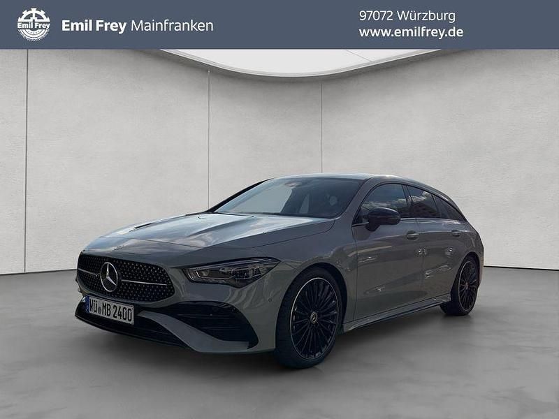 Grau Gebraucht 2025 Mercedes CLA200 Shooting Brake AMG line Kombi | 41.500 € (Teuer) - Bild 1/4