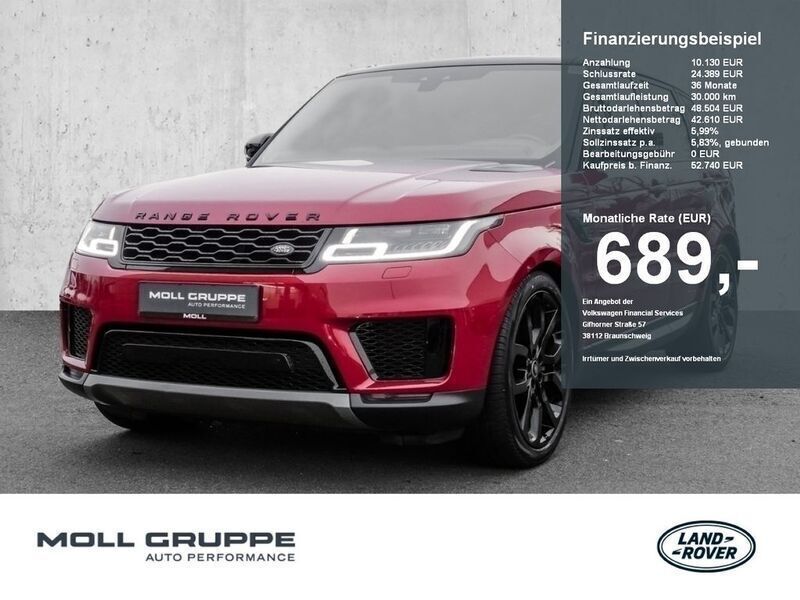 Rot Gebraucht 2021 Land Rover Range Rover Sport SE SUV | 54.980 € (Fairer Preis) - Bild 1/4