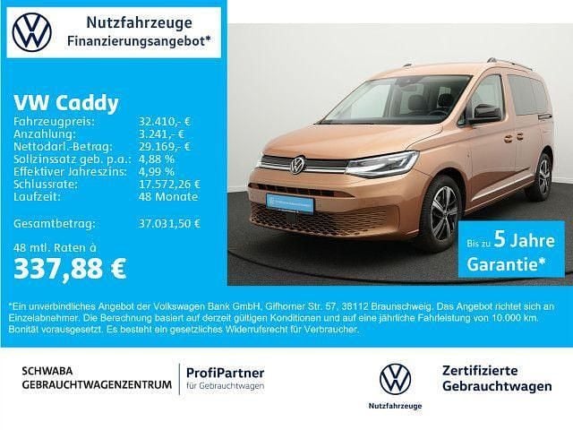 Gebraucht VW Caddy Style 122 PS (89 kW) 2024 Copper bronze metallic Van / Kleinbus