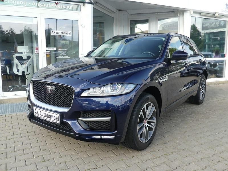 Blau Gebraucht 2019 Jaguar F-Pace R-Sport SUV | 27.890 € (Guter Preis) - Bild 1/4