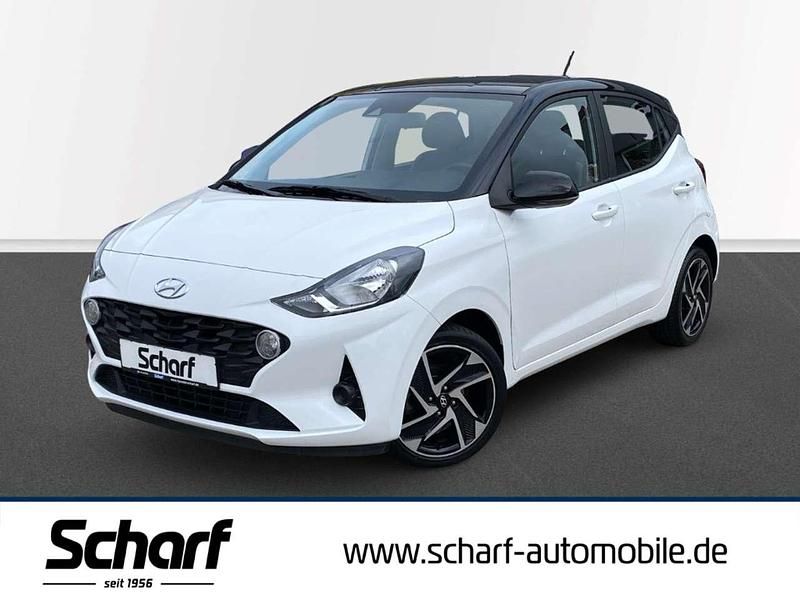 Weiss Gebraucht 2022 Hyundai i10 Trend Kleinwagen | 14.490 € (Fairer Preis) - Bild 1/4