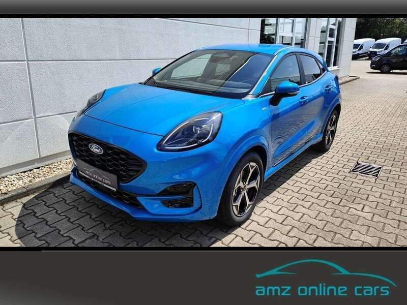 Digital aqua blue Neu 2025 Ford Puma ST-Line SUV | 24.480 € (Superpreis) - Bild 1/4