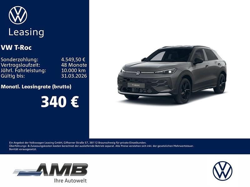 Neu VW T-Roc Style 150 PS (110 kW) 2026 Grau SUV